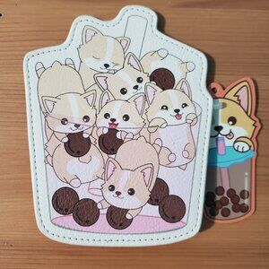 Corgi Boba Cardholder ✨  by Mad Engine / Boxlunch Exclusive